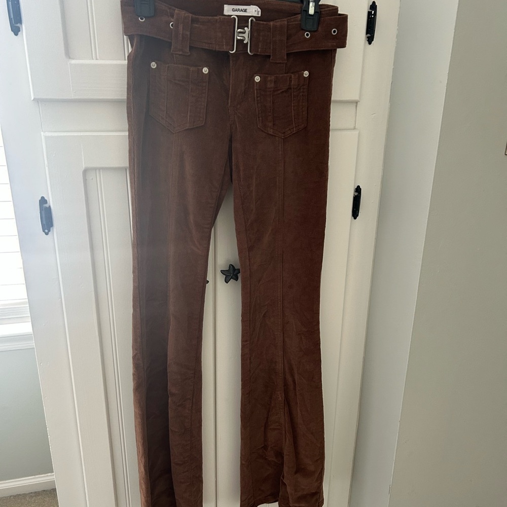 Garage Chocolate Flare Corduroy Jeans